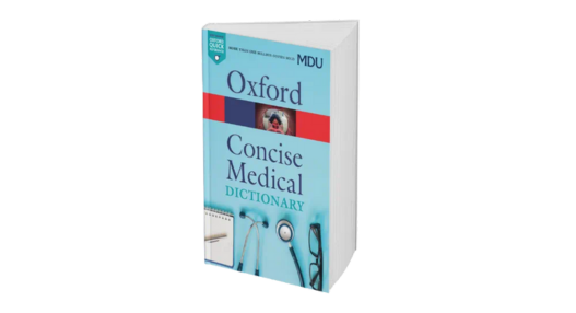 MDU branded Oxford Concise Medical Dictionary 2025 PNG
