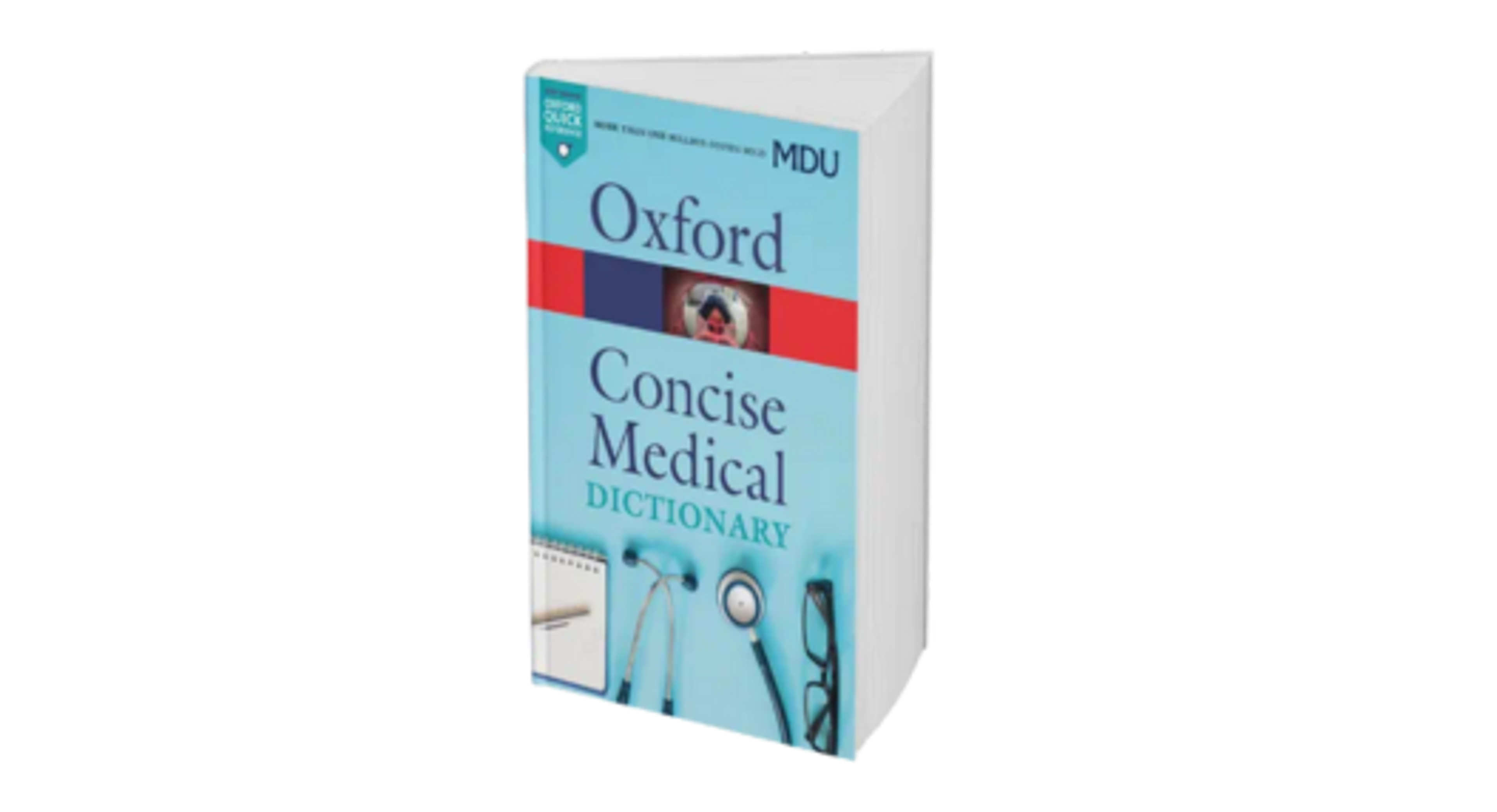 MDU branded Oxford Concise Medical Dictionary 2025 PNG